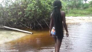 The healer of that Afro tribe is a slim woman with a flawless body u just wanna bang