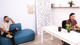 My boss orders me to attend to his partner, and I do anything to please him.