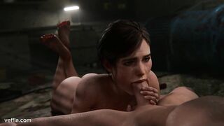 Ellie Trades Unfathomable Blowjobs & Wild Rides for Post-Apocalyptic Supplies - TLOU2 Freckled Honey Facial & Creampie Compilation