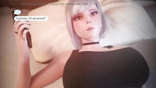 Title: Rude Street Texts on Phone Whilst Riding Penis - Bored Sex