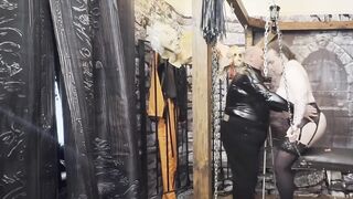 Part 5:-Lanista Bear, Dominatrix Satana takes Frankie in the dungeon fora. nice session!