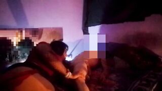 T-girl gets banged by her relative at night