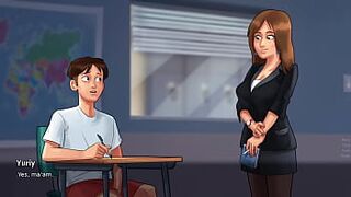 All sex scenes with teachers - Summertime Saga twenty one.0.0, Part 4