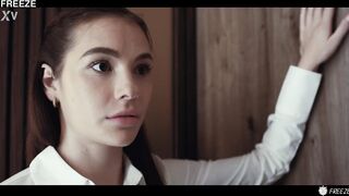 eighteen Years Old Bratty Beauty Used by Mature Handyman in Elevator - Freeze Time Stop Fetish Trailer
