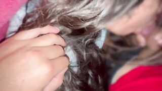 Solo íbamos a DORMIR, Pero mi cuñadita vió mi verga y me la agarró! Le ganó la Curiosidad