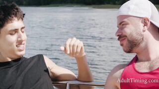 Str8 Blue Balls Gone Homosexual On Blue Waters - Gal Elias, Marcus McNeil