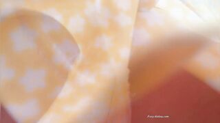 Cunt out of pants on the bus. Hidden Rubbing love button below petticoat