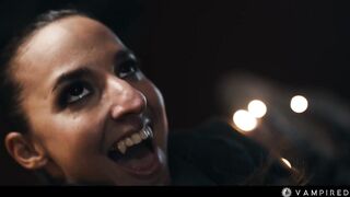 Cosplay Lesbo Vampire Sex - S&m Leather Cuties in Lezdom Sub Slaver Play Twat Eating Session