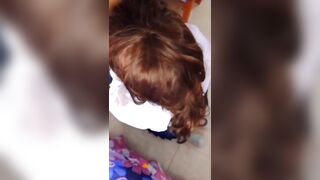 We left the classroom very late and I took my student home