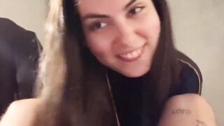 Real Pair Vehement Sex – That babe Rides Him Wild Then Takes a Massive Load on Her Back