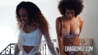 Cuckold Spouse Bangs His Ebony Wife And Her BFF