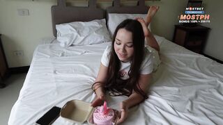 Bang me in a short time stepbrother I'm eighteen this day. Stepsister lost her virginity on her birthday.