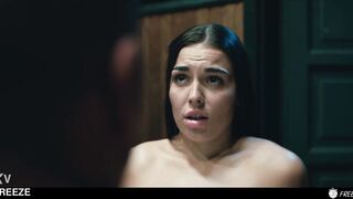 Female Burglar Gets Punished - Hawt Milan Cheek Freeze Banged Frozen in Time Trailer