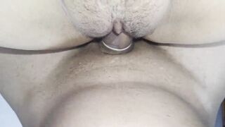 A bulky, cholesterol-laden dude notices his stepdaughter masturbating, then enters her apartment and has sex with her so this babe understands what a raunchy relationship is.