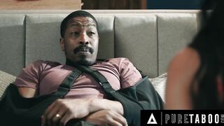 PURE TABOO Scheming Dude TRICKS Gullible Stepdaughter Ameena Green To Rush Home & Take Care Of Him