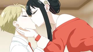 Slutty Family Trio Sex: Fiona x Loid x Yor (Toon Sex Parody)