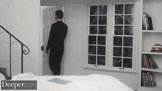 Deeper. Hot maid Autumn Falls recevies an unforgettable bonus