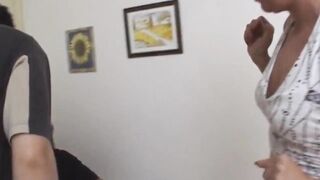 My stepmom likes to bang with youthful ramrods at home!!!