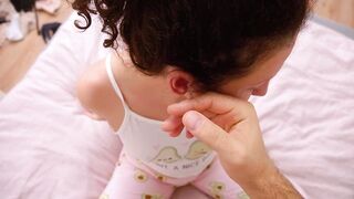 Shy Stepdaughter Getting Bred Deeply in Missionary