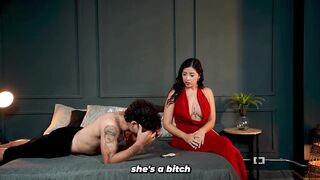 Stepmother supports her stepson after his breakup with his girlfriend - Lina Henao & Thiago Lopez