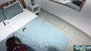 Bubble Ass in a onesie blacked out