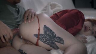 Step Mama Takes a “Nap” During the time that Step Son Uses Her Throat & Vagina on Christmas
