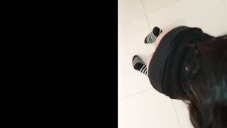 It's my stepsister's turn to clean her room. I costume up like a floozy and screw her.