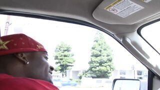 Magnificent mother i'd like to fuck gets her cunt screwed by guy's large ebony rod