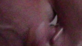 mother I'd like to fuck fellatio close view with biggest load of cum on my throat