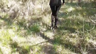 My marvelous lengthy legs and my excitement for hose and high heels