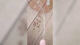 Pissing On The Porch 《4k》