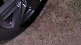 Pissing On Car Tire 《4k》