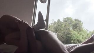 Missionary screw with eighteen year old teen Lalin girl in Nike socks