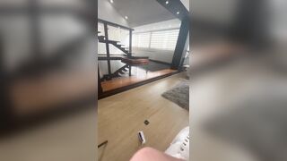Took the cock rubber off and cream pied tiny Latin chick with her hands bound