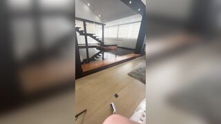 Took the cock rubber off and cream pied tiny Latin chick with her hands bound