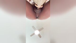 Cumming multiple times into Fleshlight