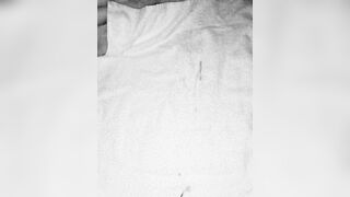 British Virgin Discharges A load On Shower Towel