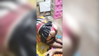 THIS BABE RIDES HER STEP-BROTHER'S LARGE KNOB IN SWAP FOR INTENSIVE JOY. REAL AMATEUR PORN