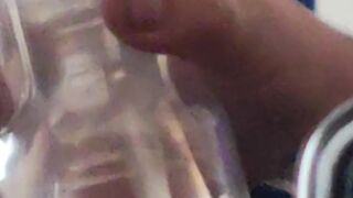 Jerk off time with toy