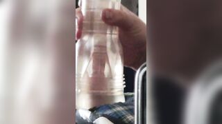 Jerk off time with toy