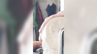 Jerk off time with toy