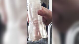 Jerk off time with toy