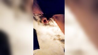 Cumming outside in the snow