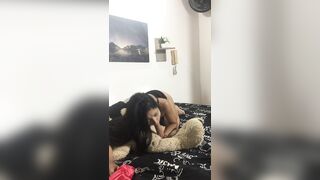 I screw a teddy bear and suck a sextoy
