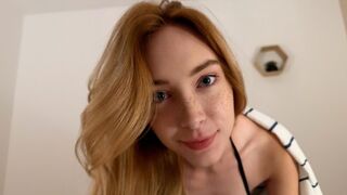 Stepbro taught stepsis how to squat on a penis to keep her warm - Loly Nebel