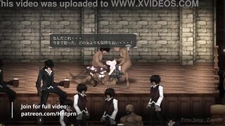 Witch Team fuck Anime Game