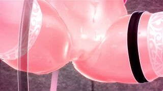 CG giant breasts Growing melons