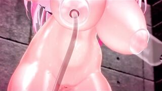 CG giant breasts Growing melons