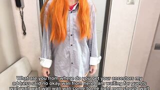 I Called a Slut for Christmas and My Stepsister Came - I Drilled Her Small Twat and Cum on Her Butt - English Subtitles