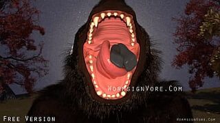 Werewolf Devours Playboy Bunny